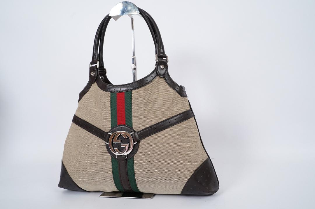 正規品 グッチ インターロッキング シェリーライン TGvRB-m95222302269 新品同様 GUCCI 在庫あ