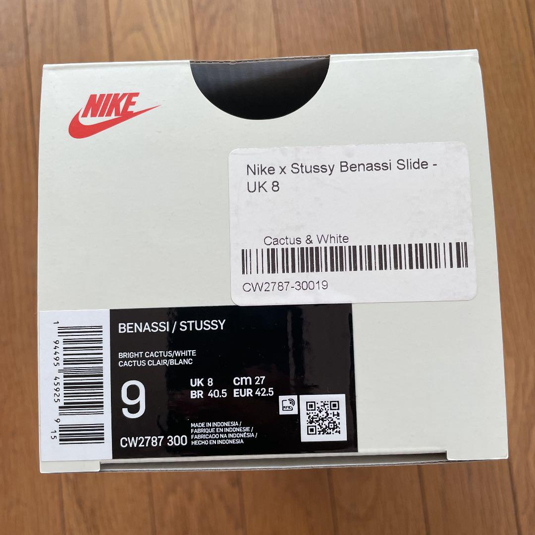 NIKE×Stussy 27cm acZfI-m95222650963 Benassiサンダル 通販最新作