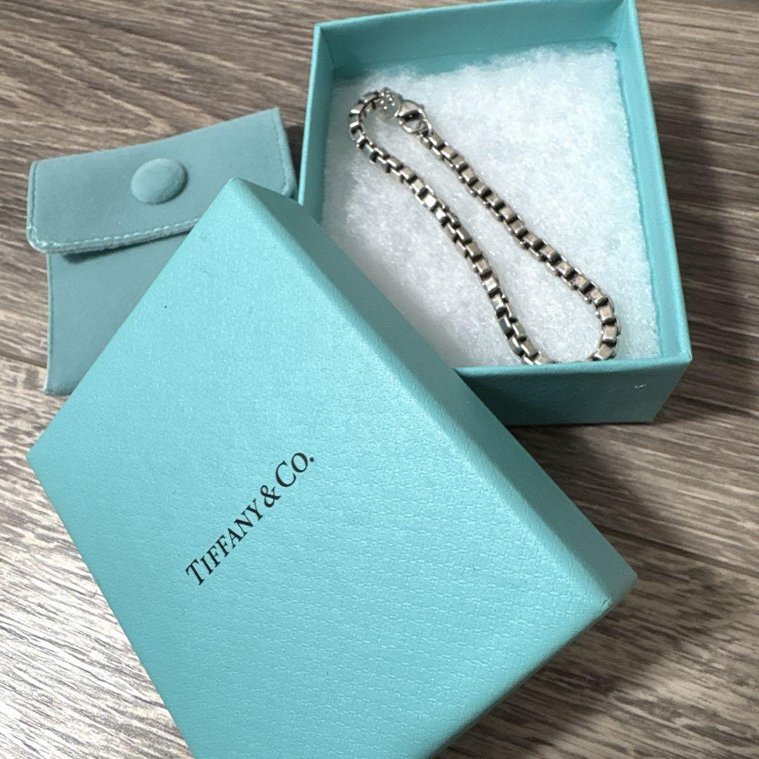 Tiffany & Co. チェーンブレスレット　ブラックチタン リング