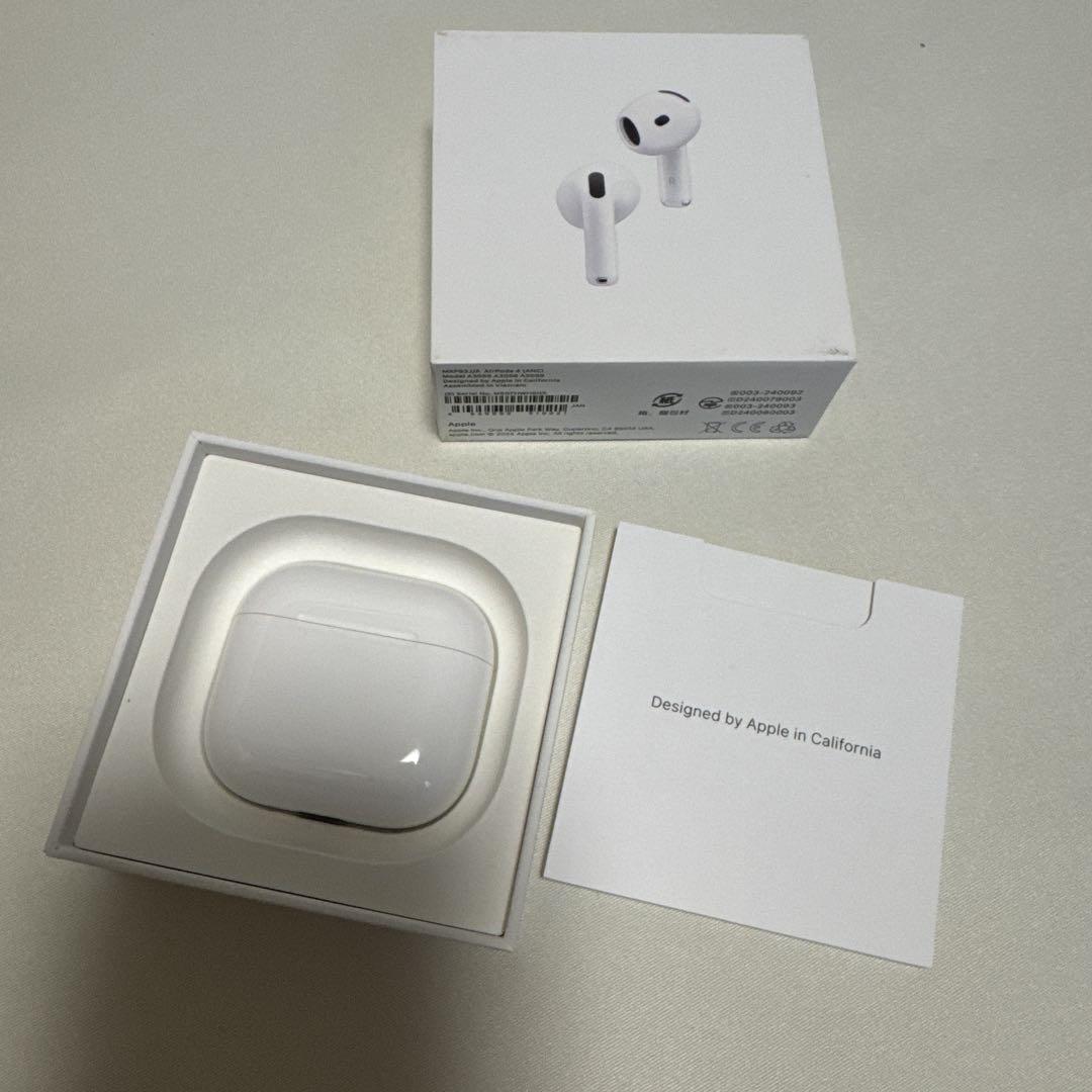 airpods4 アクティブノイズキャンセリング 付き