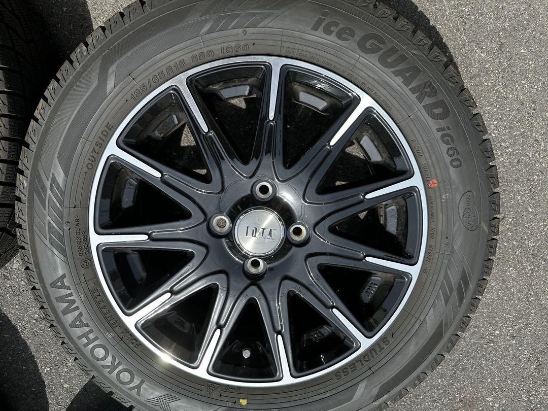 23年製YOKOHAMA ICE GUARD185/65R15スタッドレスセット