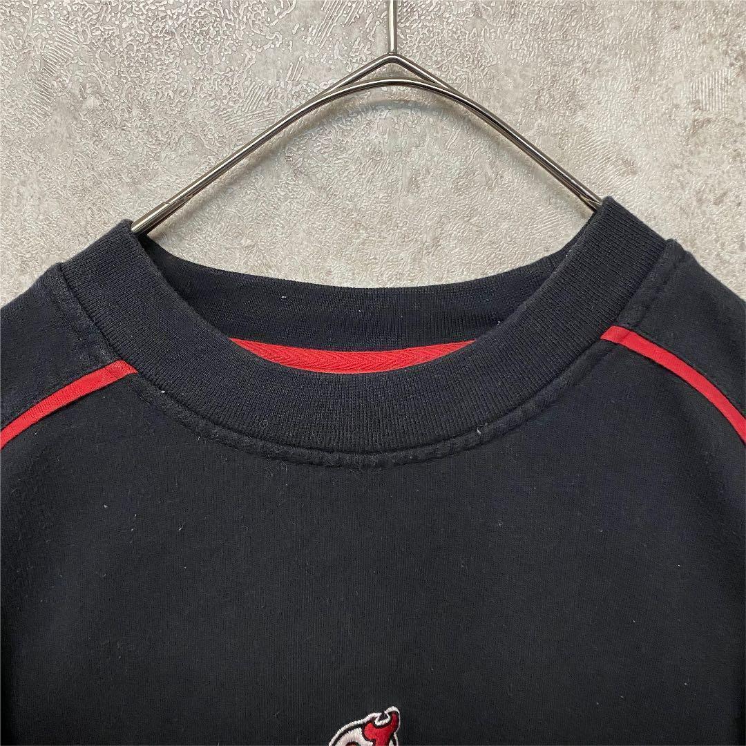 【希少2XL☆US輸入90s】Lee NHL デビルス 刺繍スウェットトレーナー 希少2XL☆Lee製US輸入90s】NHL デビルス 刺繍スウェット