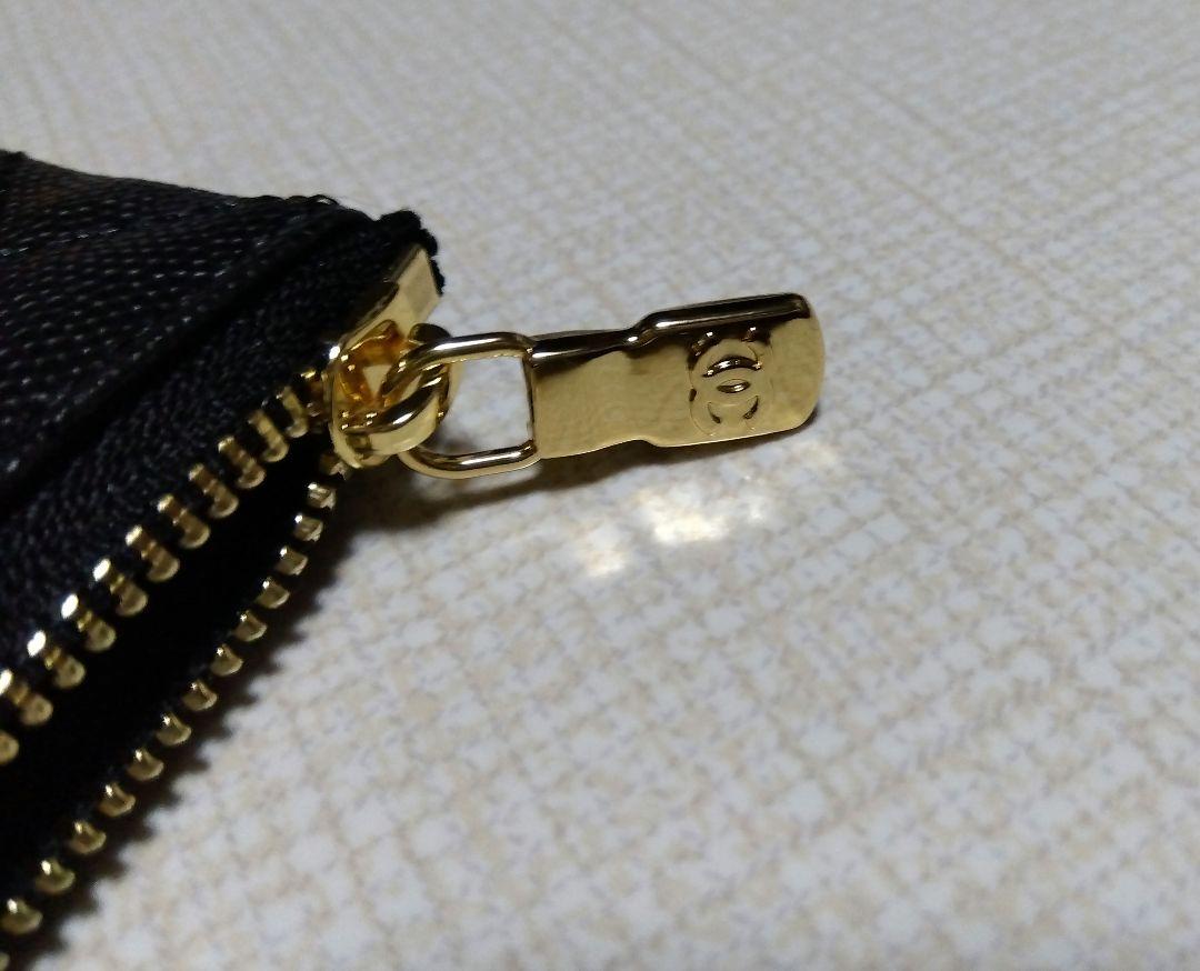 CHANEL ブラック コインケース　小銭入れ
