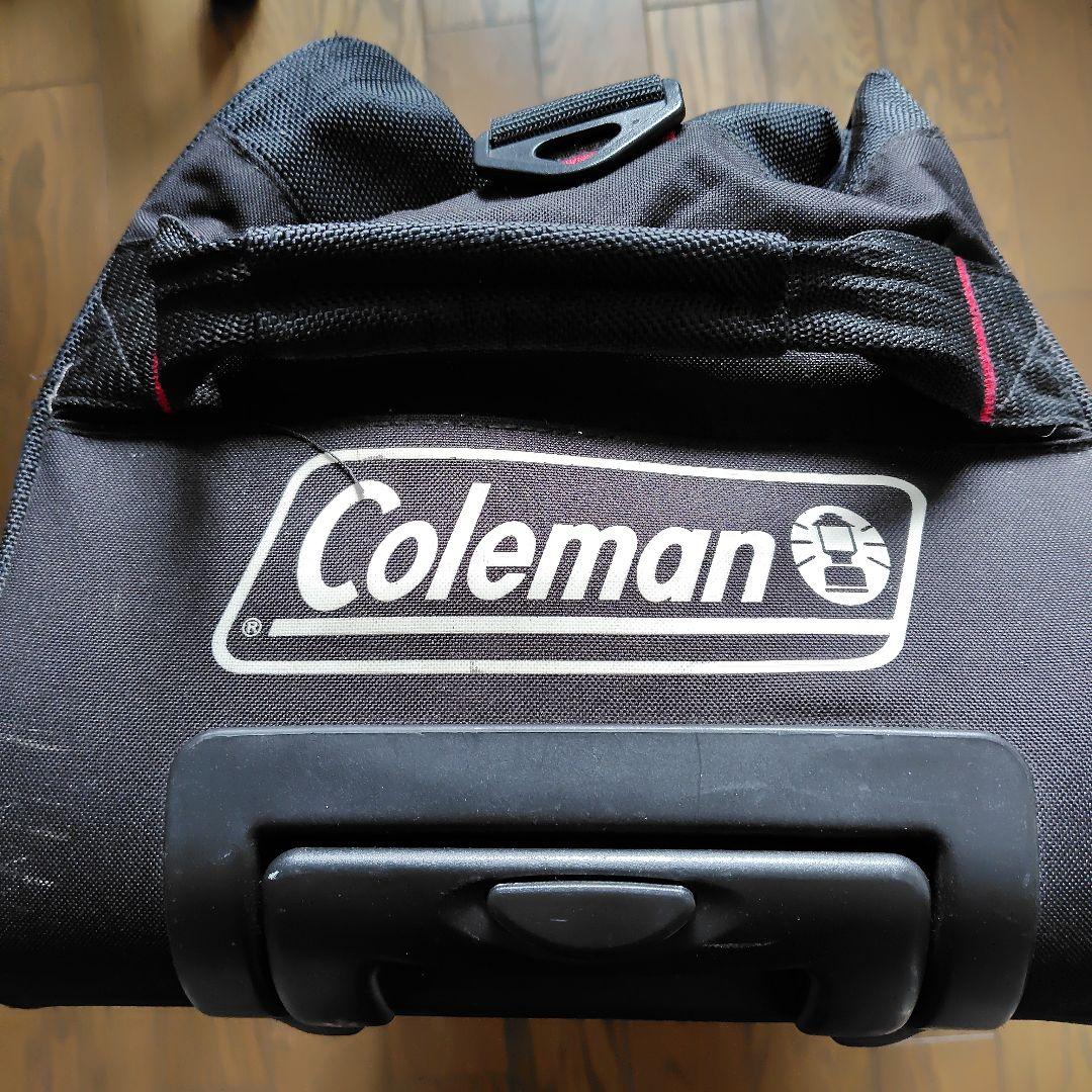 Coleman ボストンバッグ 黒 大きめ★キャスター付き