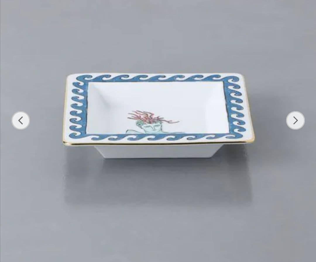 新品☆ジノリ☆1735ルーク エドワード・ホール スクエアトレイ 18cm