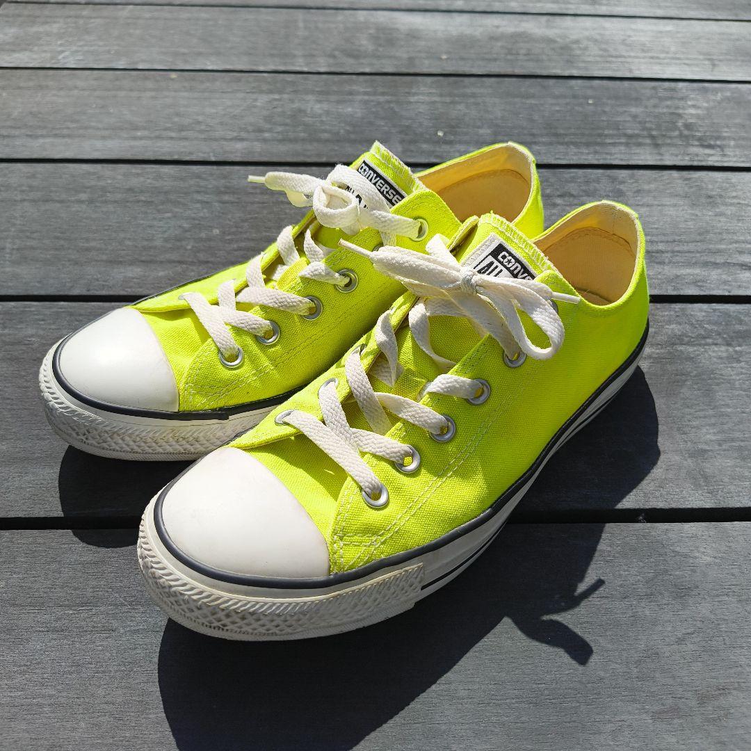 コンバース　CONVERSE　オールスター　ALL STAR 蛍光黄色　イエロー