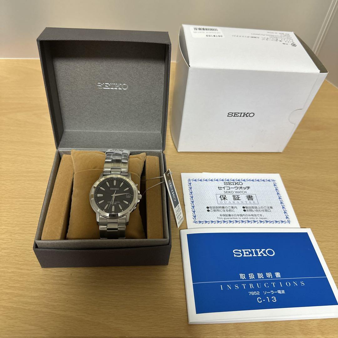 最終章‼️ セイコー SEIKOメンズ ソ-ラー電波 SBTM169 新品未使用