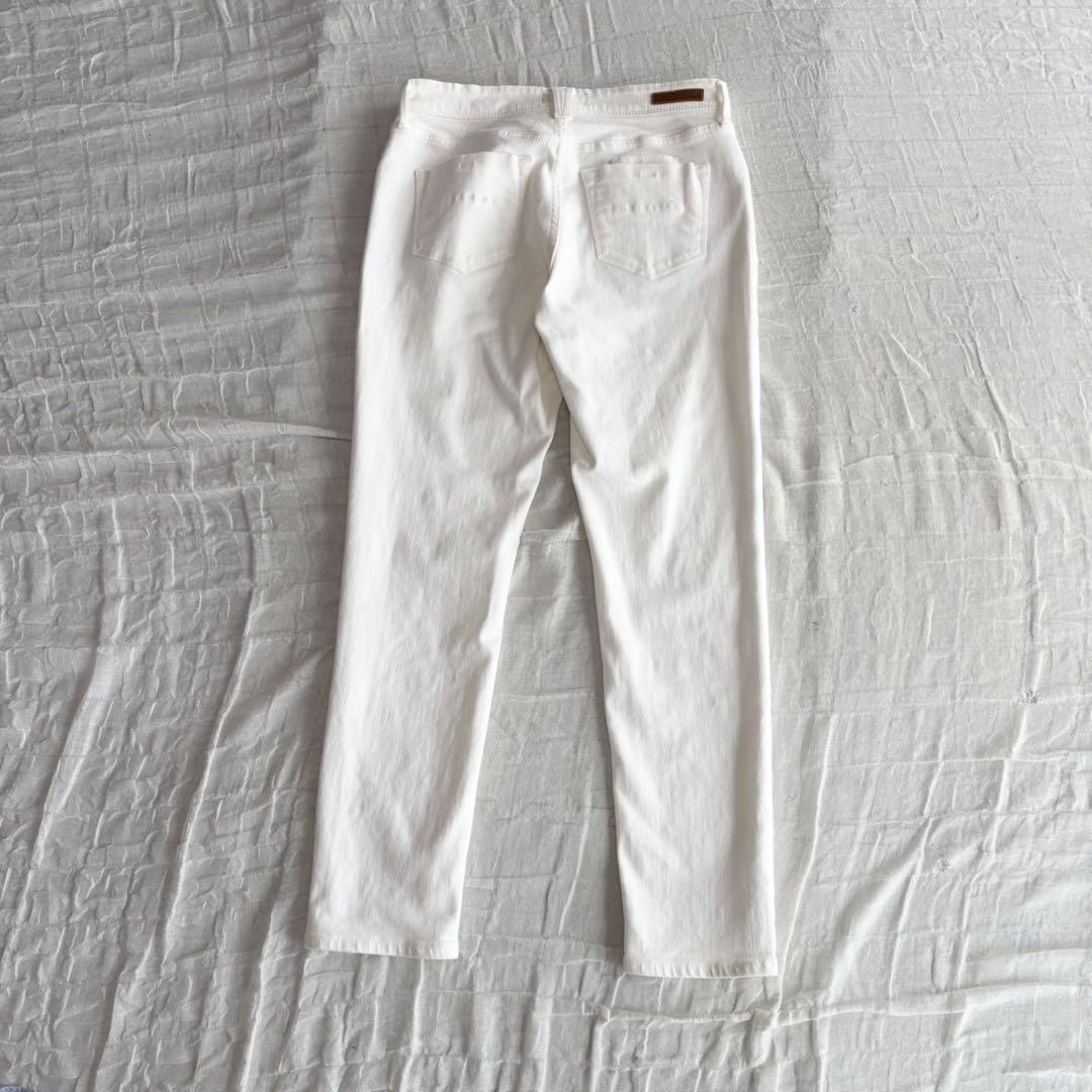 【1度着用のみ美品】 ヤヌーク デニムパンツ ジーパン ホワイトデニム