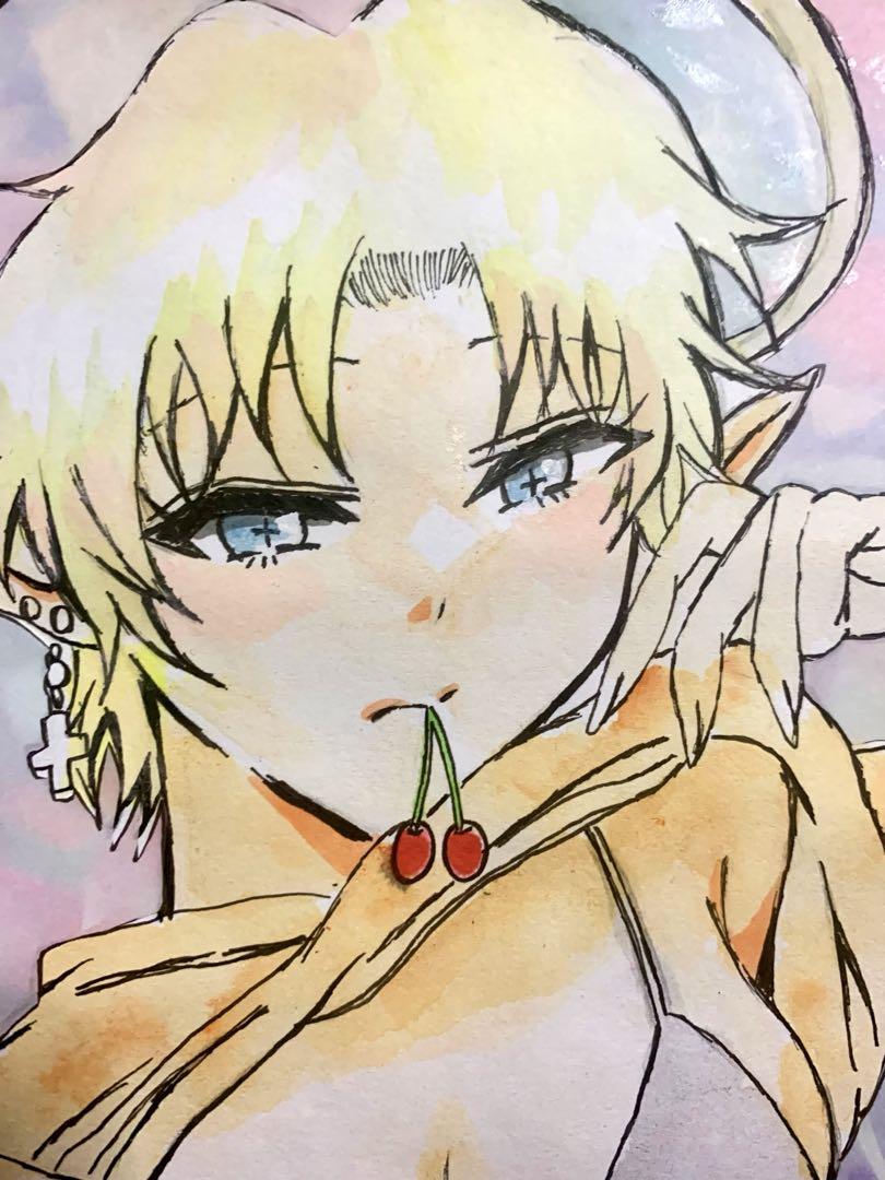 ゆ*り様 オリジナル手描きアナログイラスト 26 こ*ゃ様 オリジナル手描きアナログイラスト 37-人気のショッピング