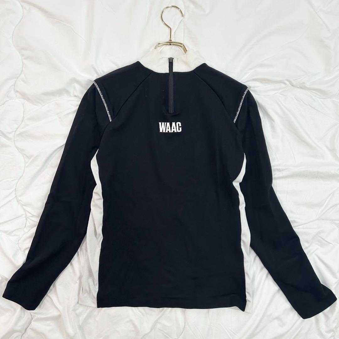 WAAC ワック モックネック 長袖シャツ ストレッチ 伸縮
