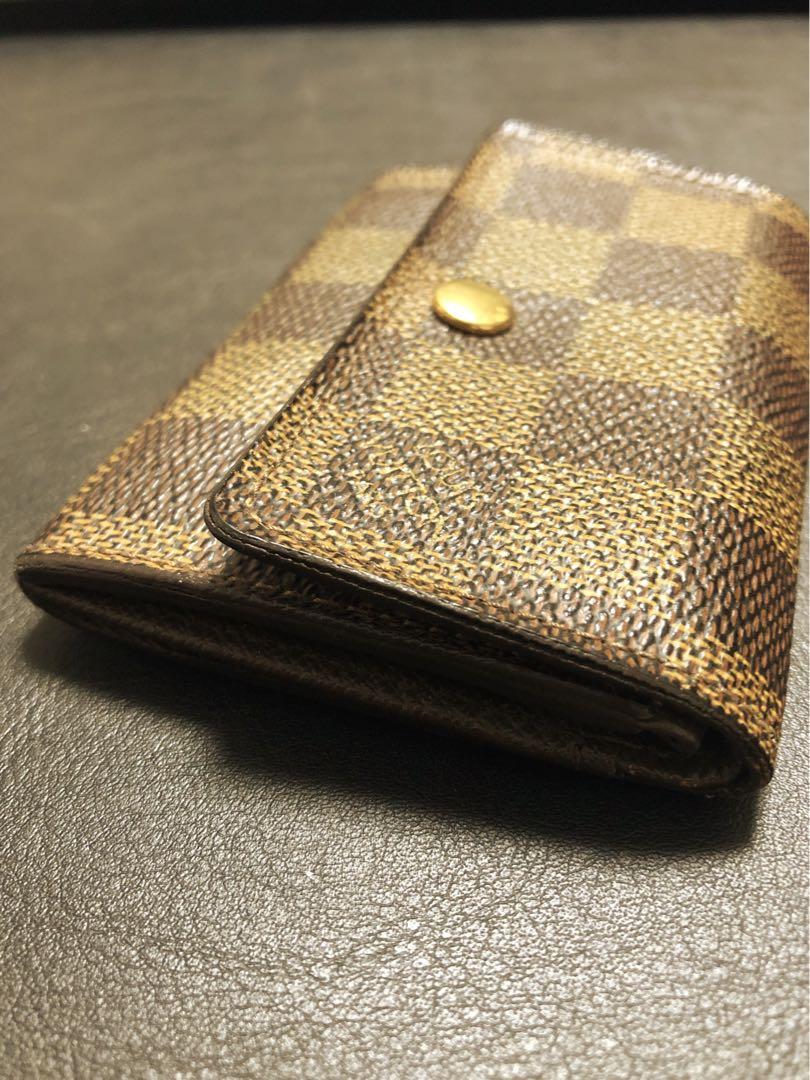 【LOUIS VUITTON】ルイヴィトン　ダミエ/ポルトモネ・プラ 小銭入れ