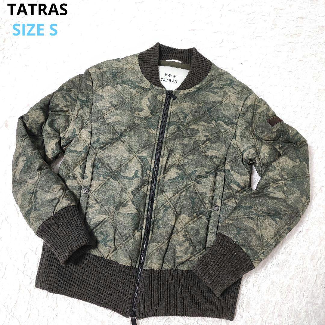 【美品】タトラス　TATRAS　カモフラ柄　ショートダウン　ブルゾン