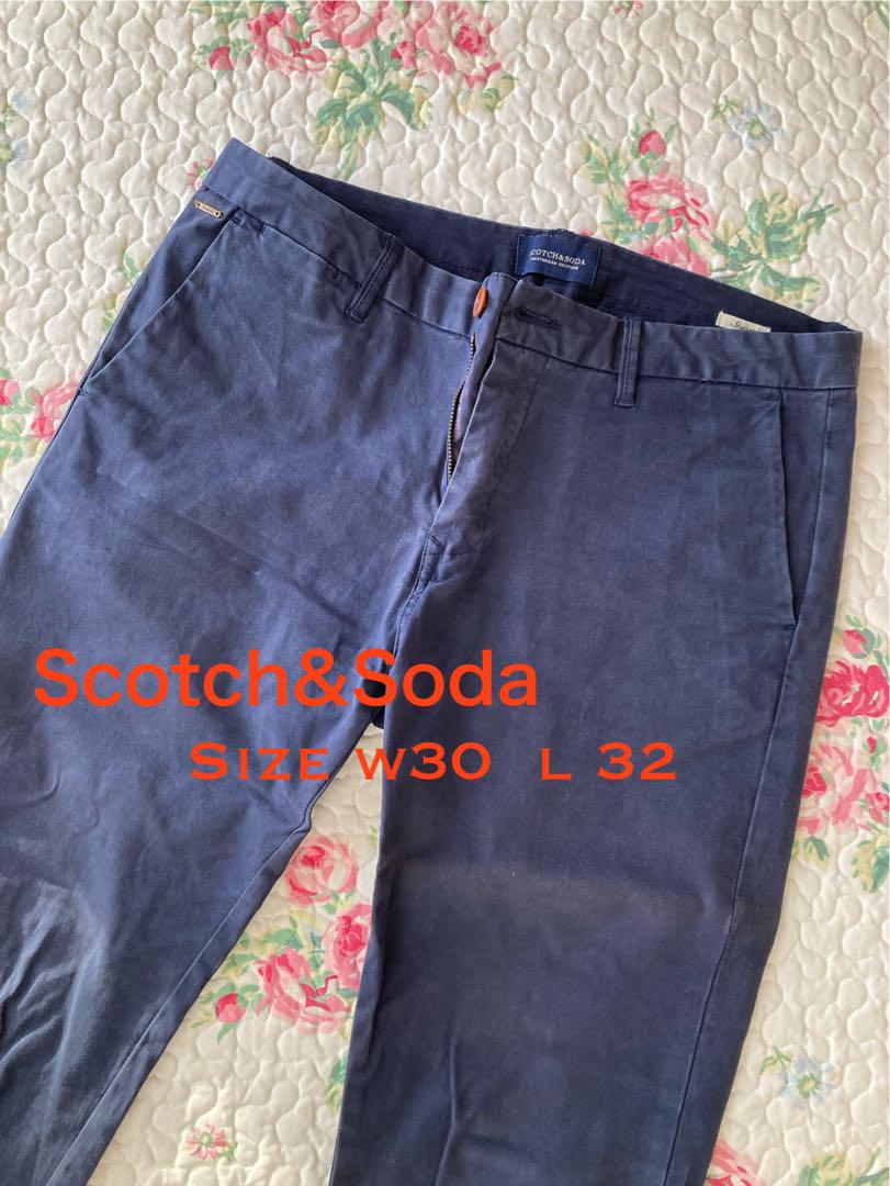 Scotch&Soda チノパン W30 L32 ネイビー