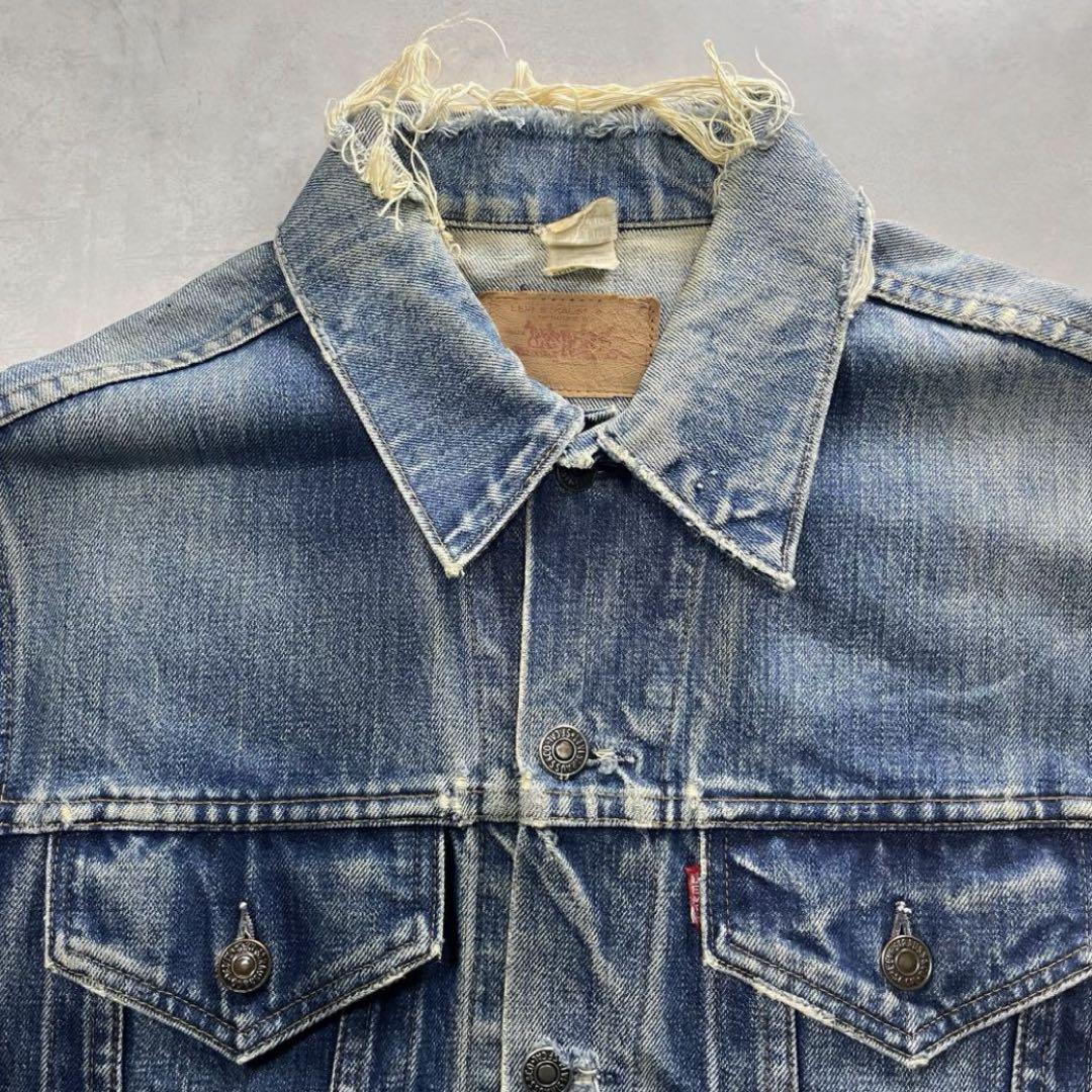 ◎60s LEVI’S 70505 4th BIGE ハチノス デニムジャケット