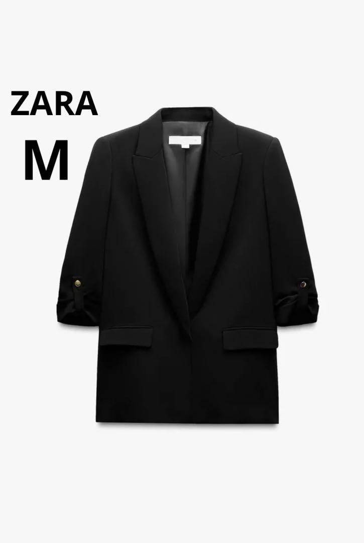 ZARAザラ　ロールアップスリーブブレザー