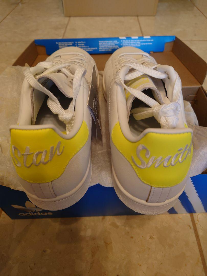 adidas Stan Smith ホワイト/イエロー28センチ