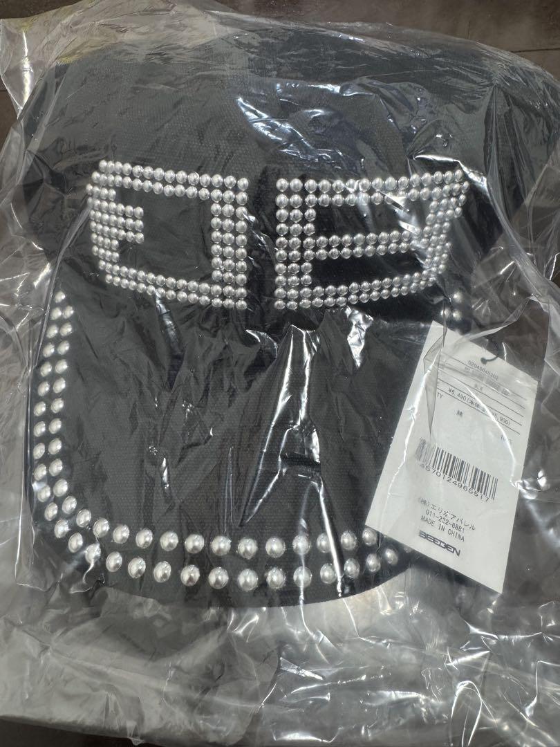 【完売品】BEEDEN BD STUDS DAMAGE CAP BLACK