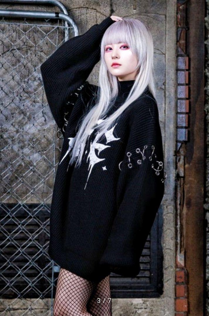新作 REFLEM/レフレム』リング付きハイネックニットPO/プルオーバーニット トップス