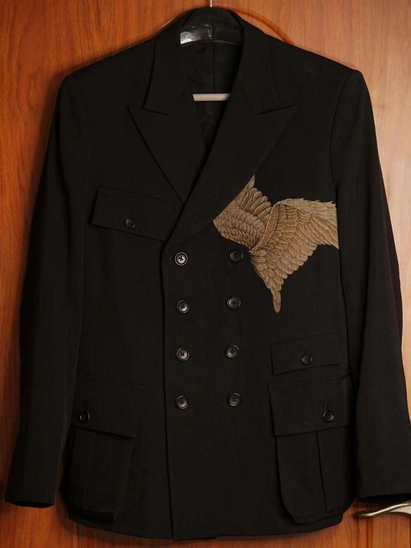 全新 yohji yamamoto 19ss 敗残兵ダブルジャケット  L