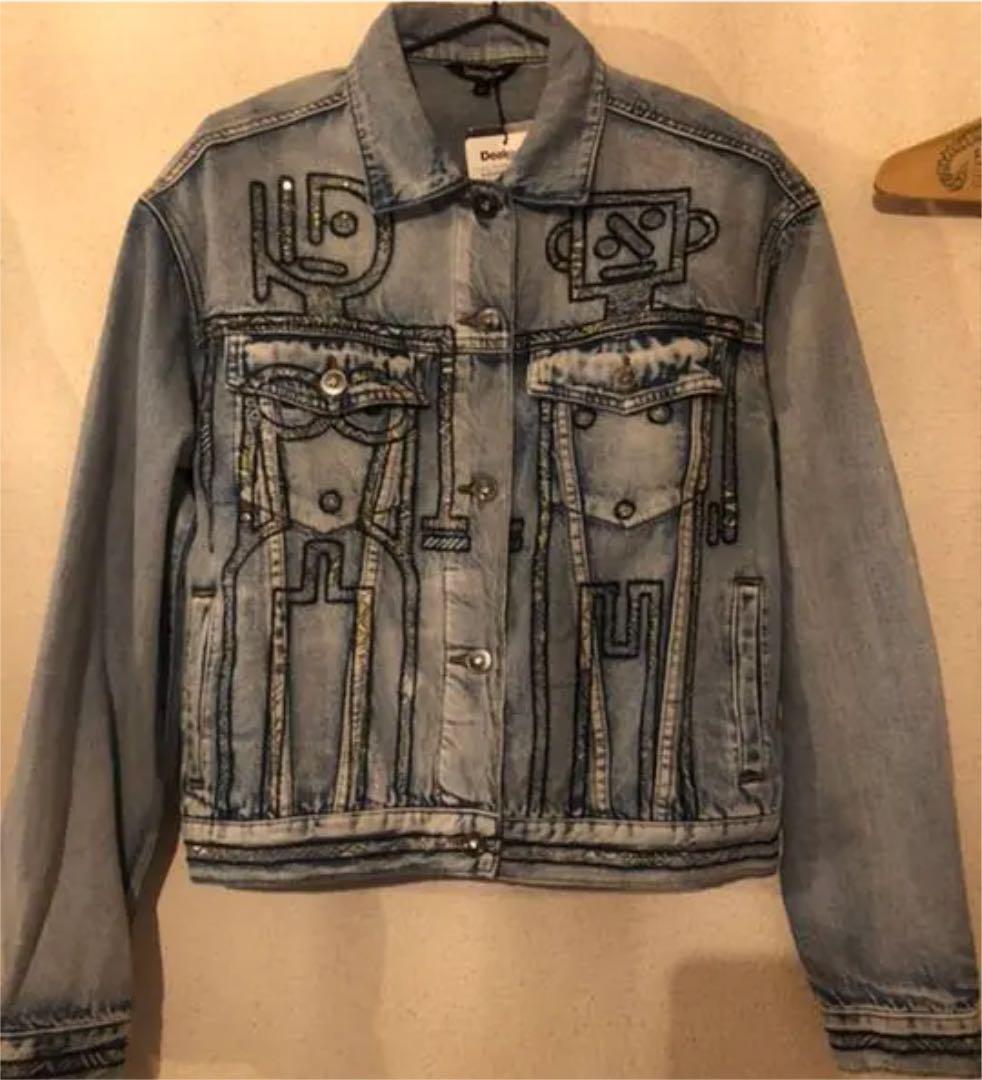 desigual タグ付き 未使用品 デニムジャケット poltekkes-bsi.ac.id