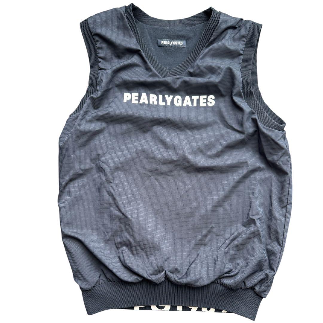 PEARLY GATES 2WAYゴルフベスト ネイビー メンズLらリバーシブル