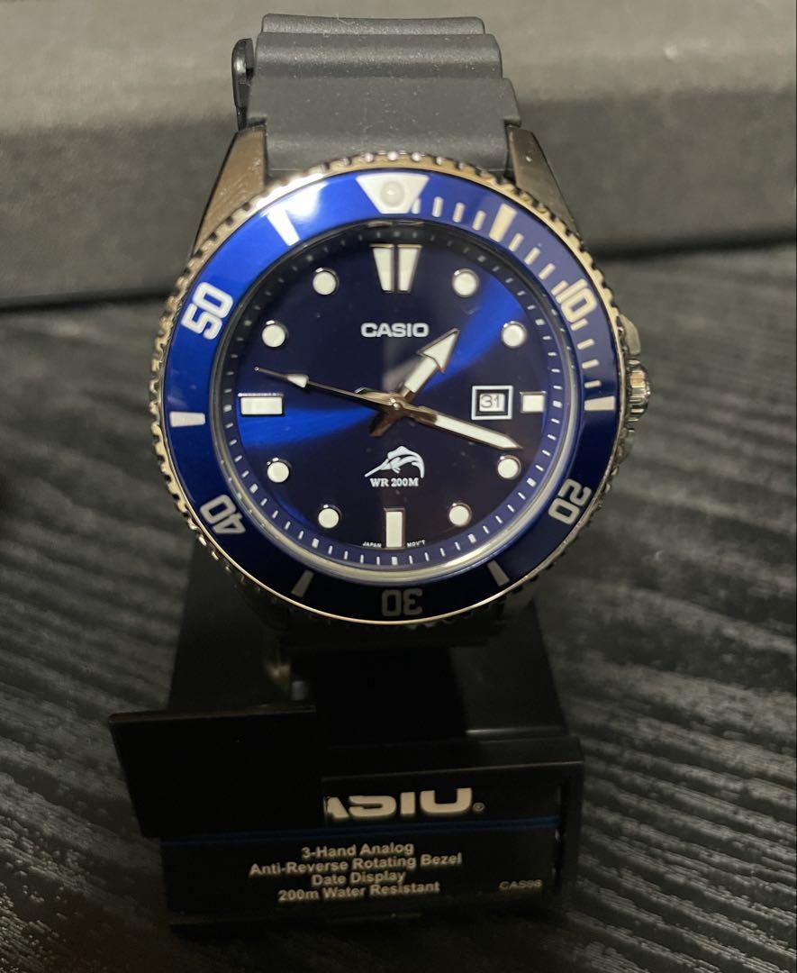 CASIO 青 mdv-106 カジキ