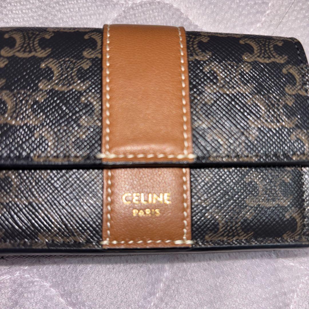 CELENE 三つ折り財布　セリーヌ　トリオンフ