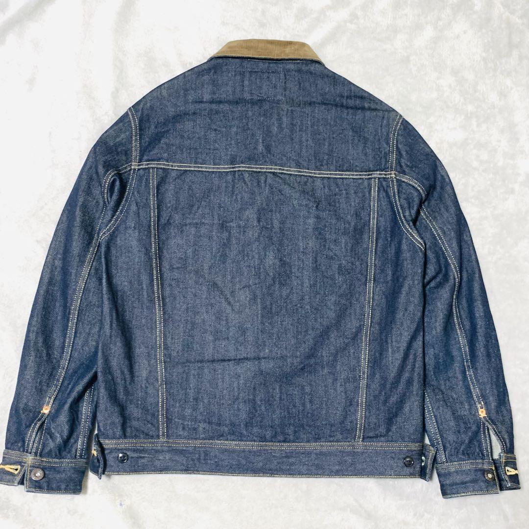 極美品 BLUCO デニムジャケット Gジャン 濃紺 ネイビー Lサイズ