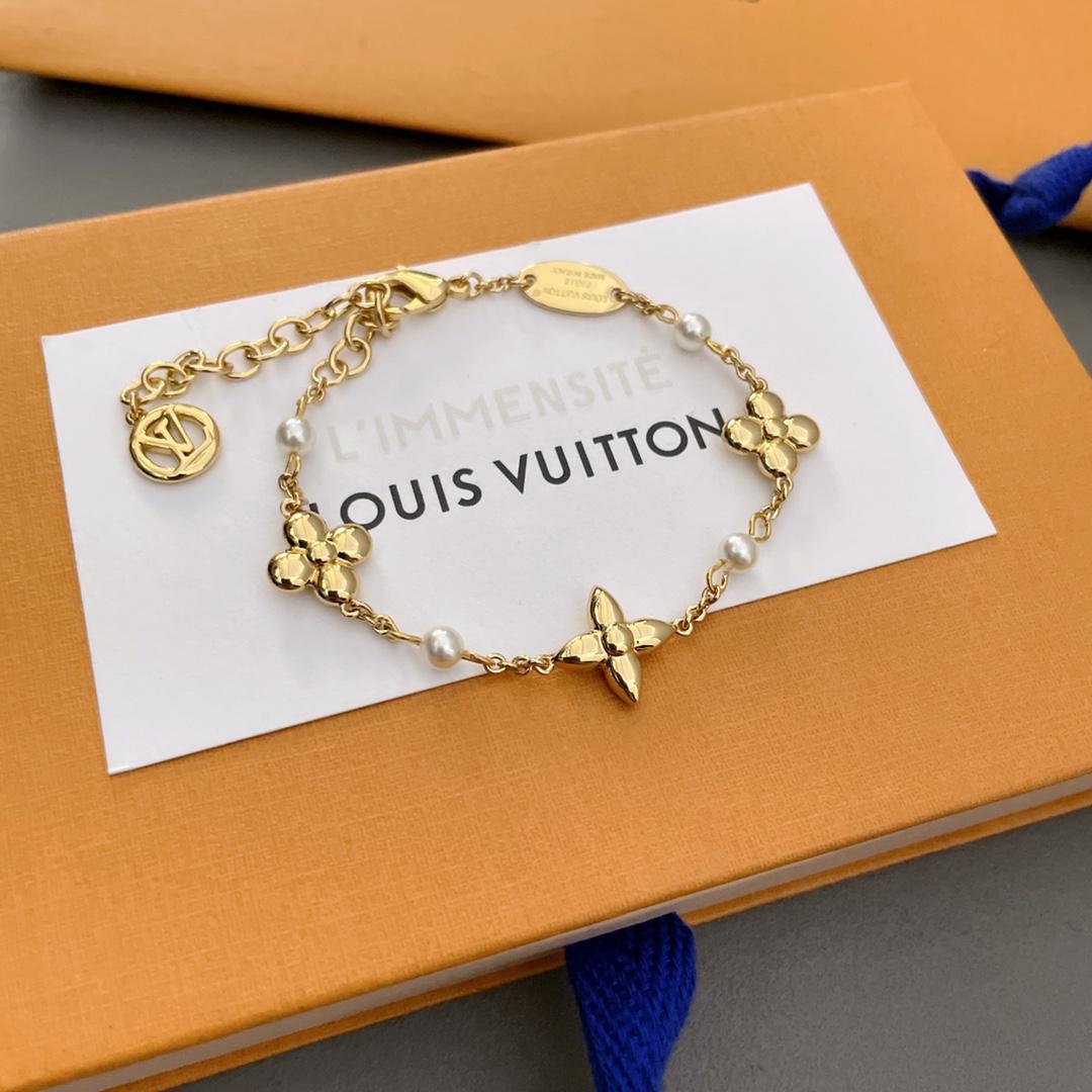 極美品 Louis Vuitton ゴールドブレスレット