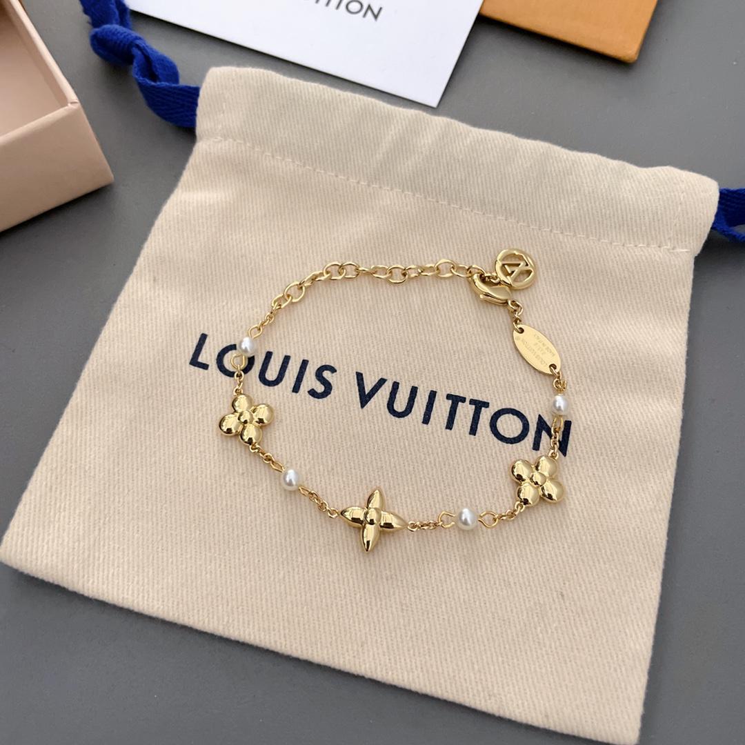 極美品 Louis Vuitton ゴールドブレスレット