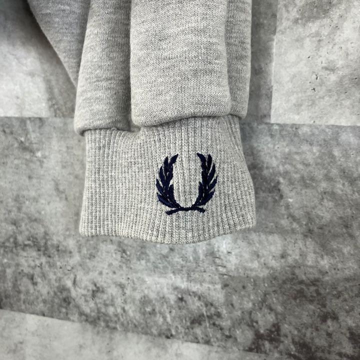【激レア】フレッドペリー ビッグロゴ刺繍 月桂冠 日本製 パーカー プルオーバー