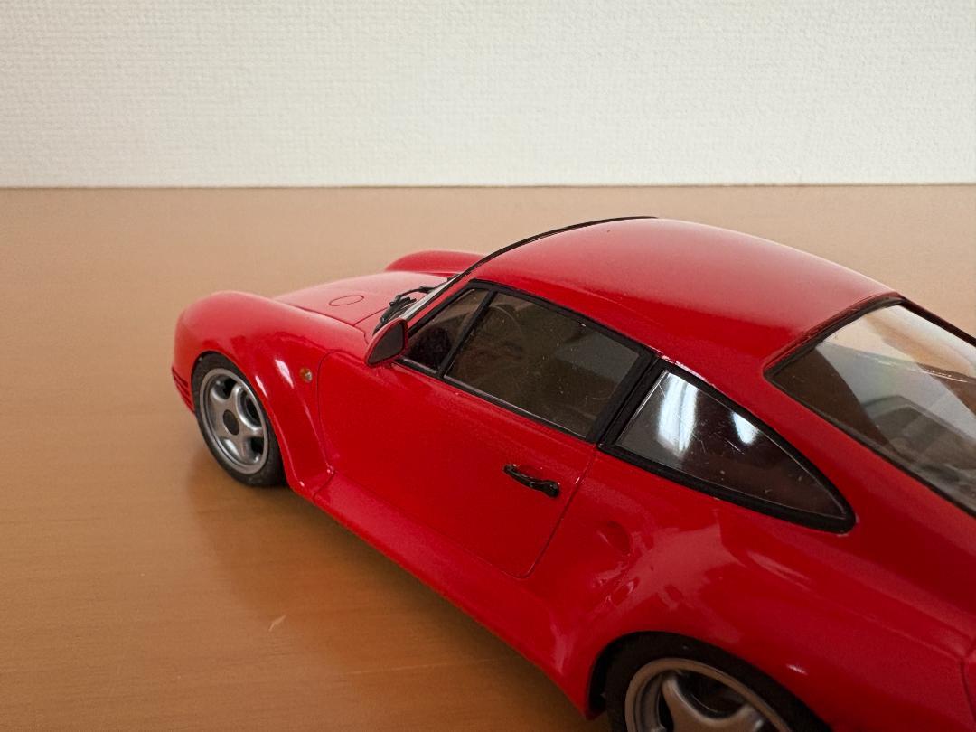【組立完成品】タミヤ 1/24 ポルシェ959 (レッド）