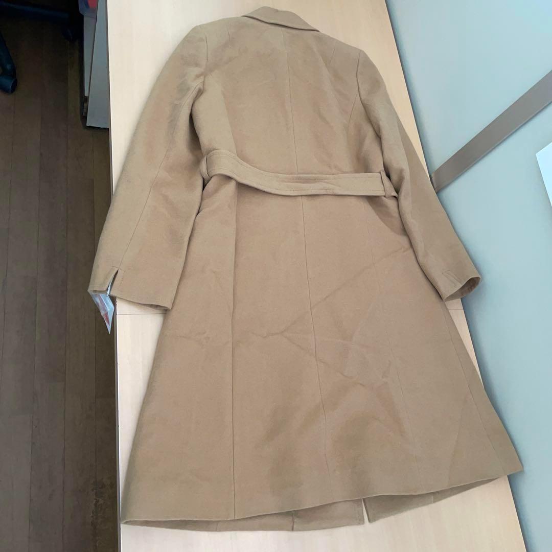 未使用タグ付き セシオセラ アンゴラ ステンカラーコート キャメル ウール 茶色 未使用タグ付き セシオセラ アンゴラ ステンカラーコート キャメル ウール 茶色