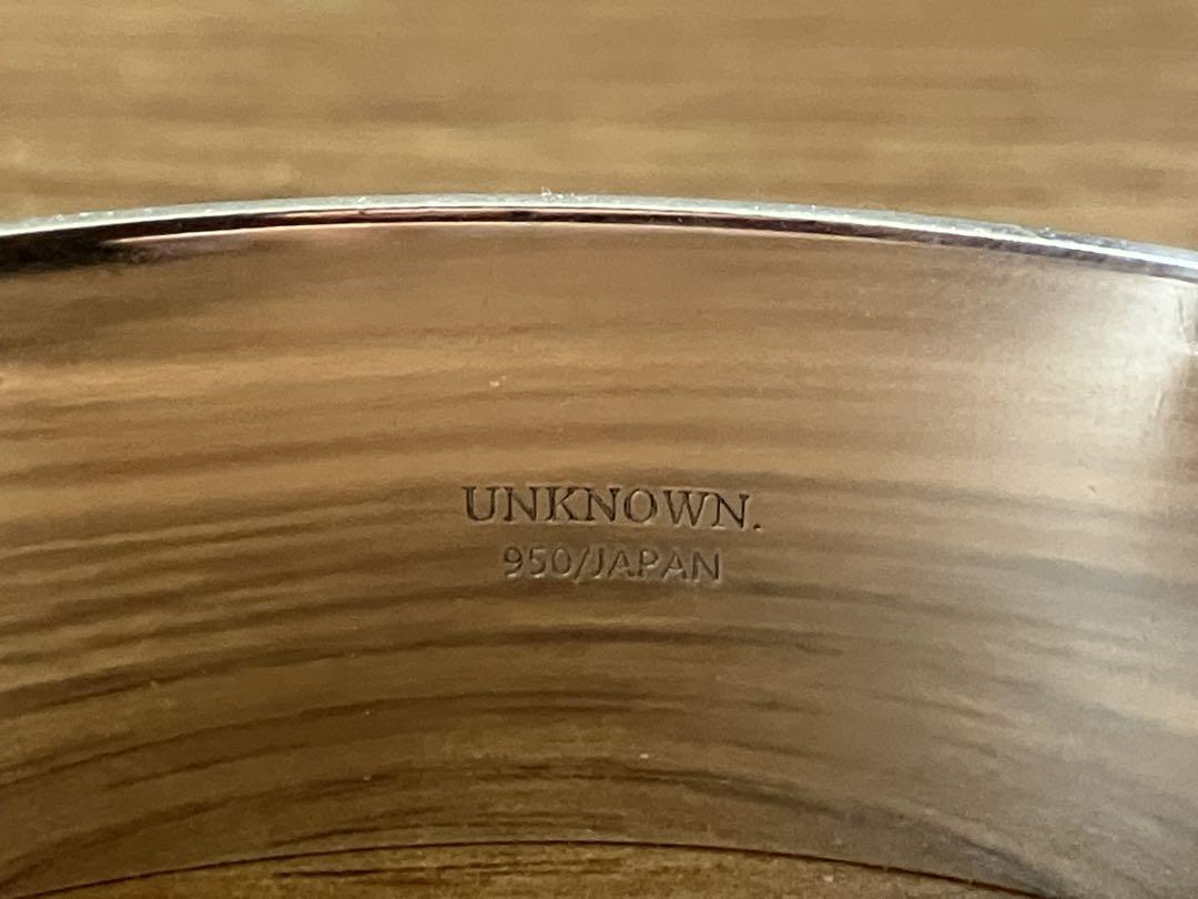 アンノウン バングル シルバー950 ブレスレット U219 日本製