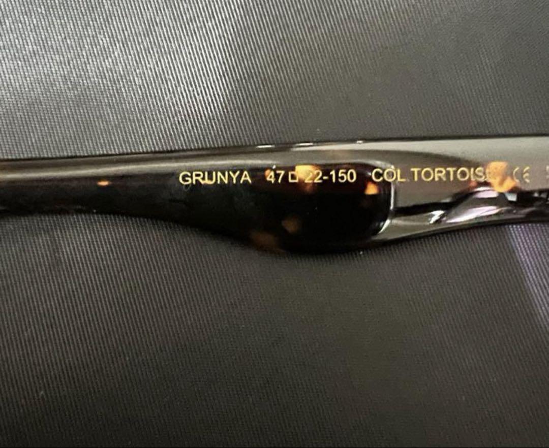 希少！MOSCOT GRUNYA モスコット グルンヤ 47 べっ甲　調光レンズ