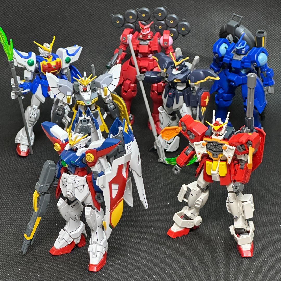 【ガンプラ】ガンダムW 7機セット【ジャンク】