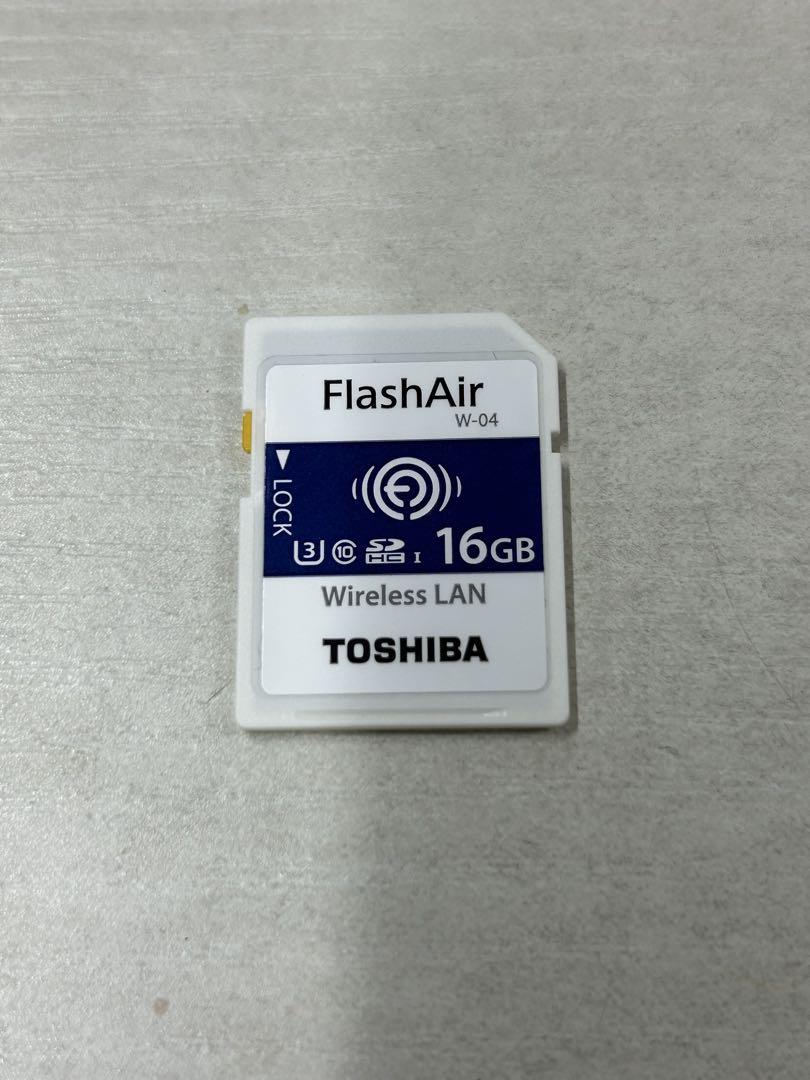 TOSHIBA FlashAir W-04 16GB 未使用