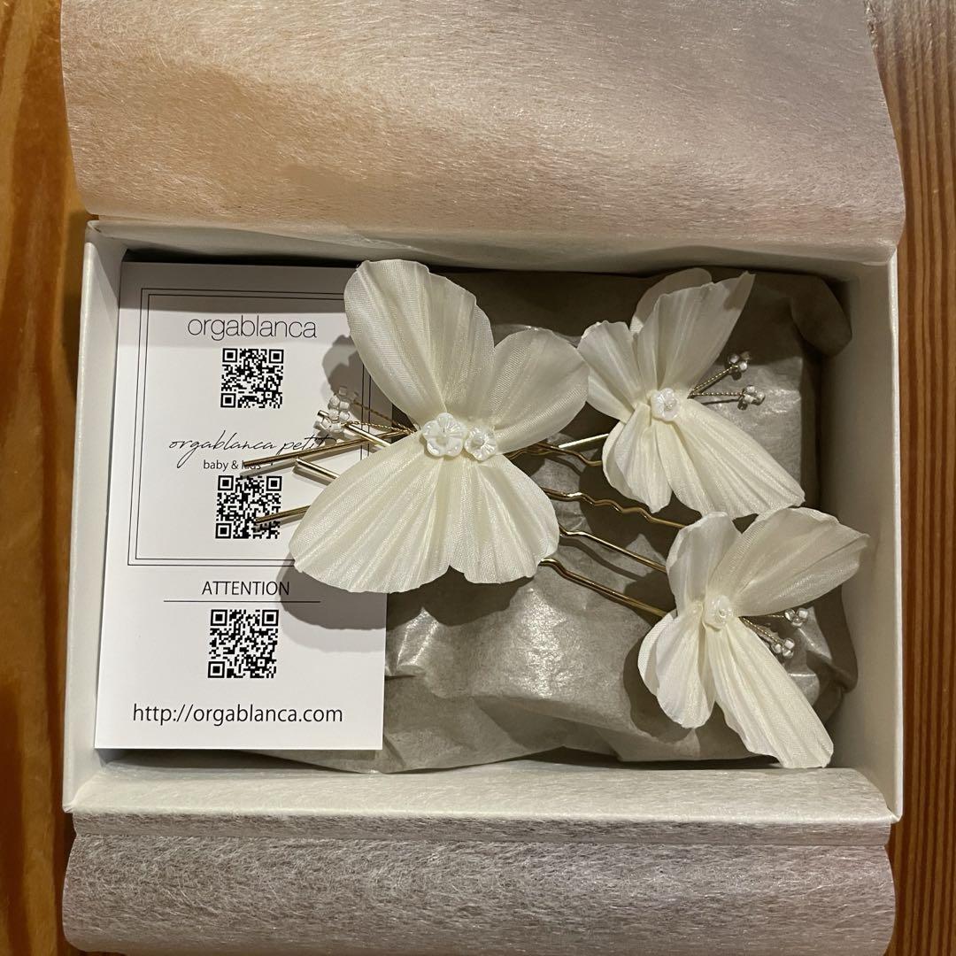 オルガブランカ orgablanca カプリピン KAPLI pin 蝶 ヘアピン