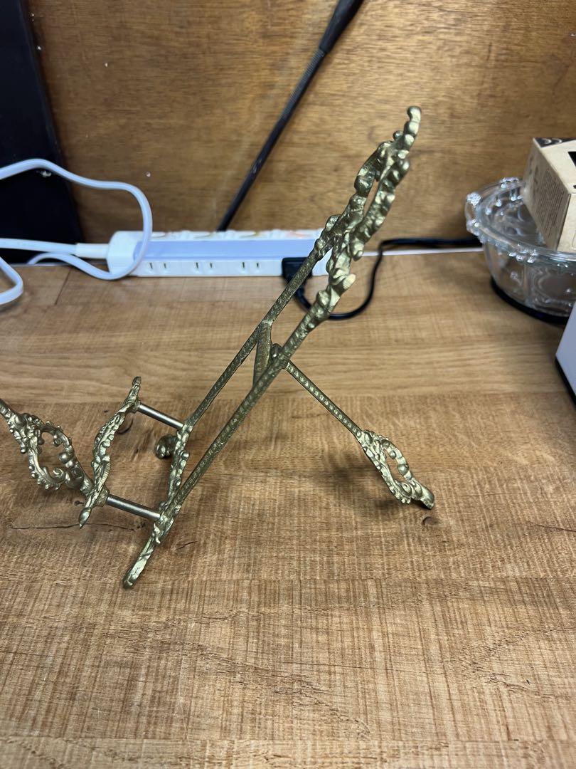 フランス製 イーゼルスタンド BRASS 真鍮製 ブラス アンティーク