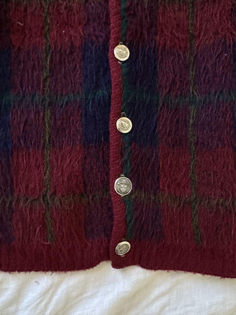 トップス unknown mohair like cardigan