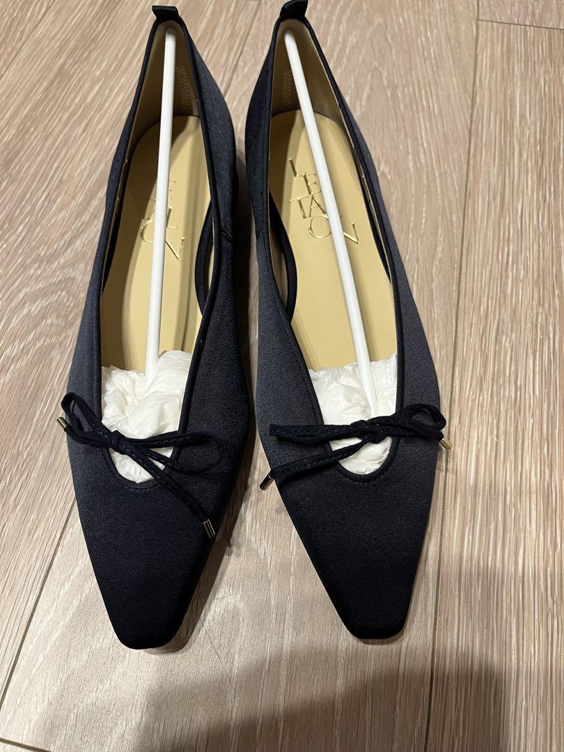 新品】MAKI KANEKO×LE TALONリボンウェーブラインフラット