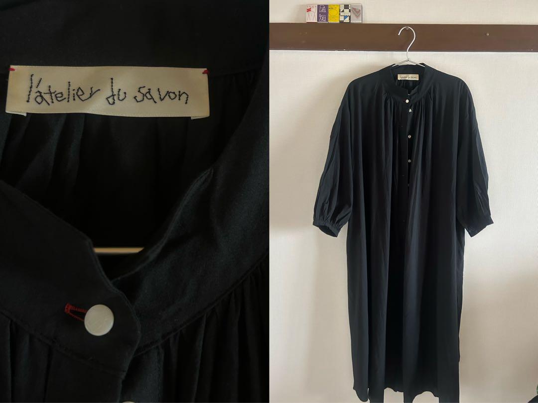 l'atelier du savon 黒 シャツ