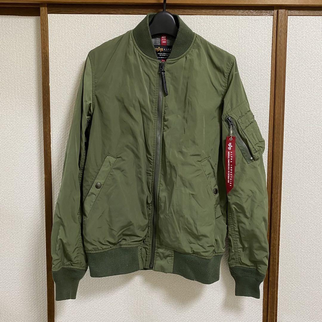 Alpha Industries MA-1ジャケット オリーブグリーン