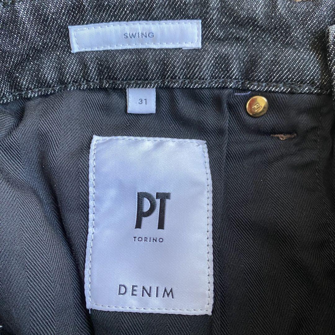【極美品】 PT TORINO BR別注 SWING 31 ブラックデニム