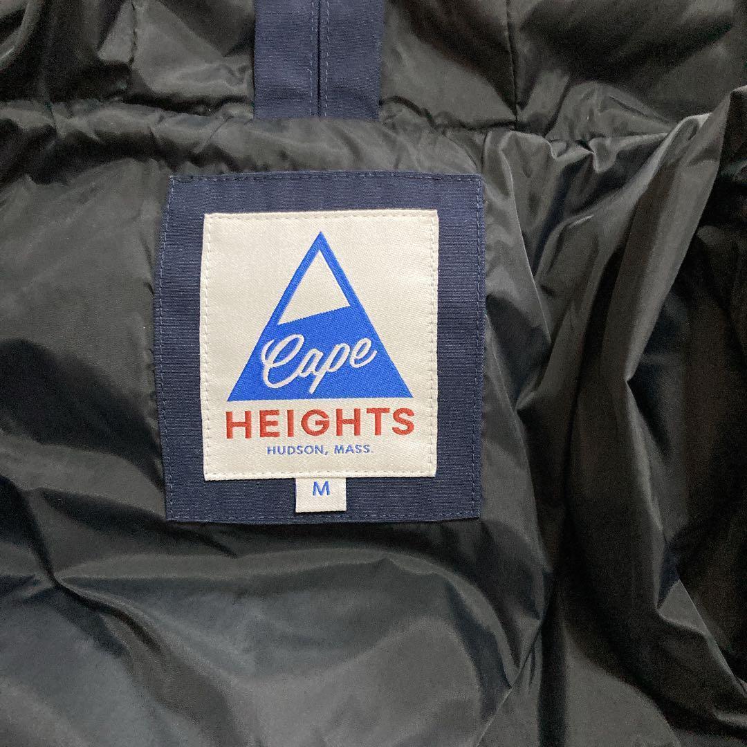 ⭐美品⭐ケープハイツ ダルメニーコート ダウンジャケット ネイビー レザー ⭐美品⭐ケープハイツ ダルメニーコート ダウンジャケット ネイビー レザー