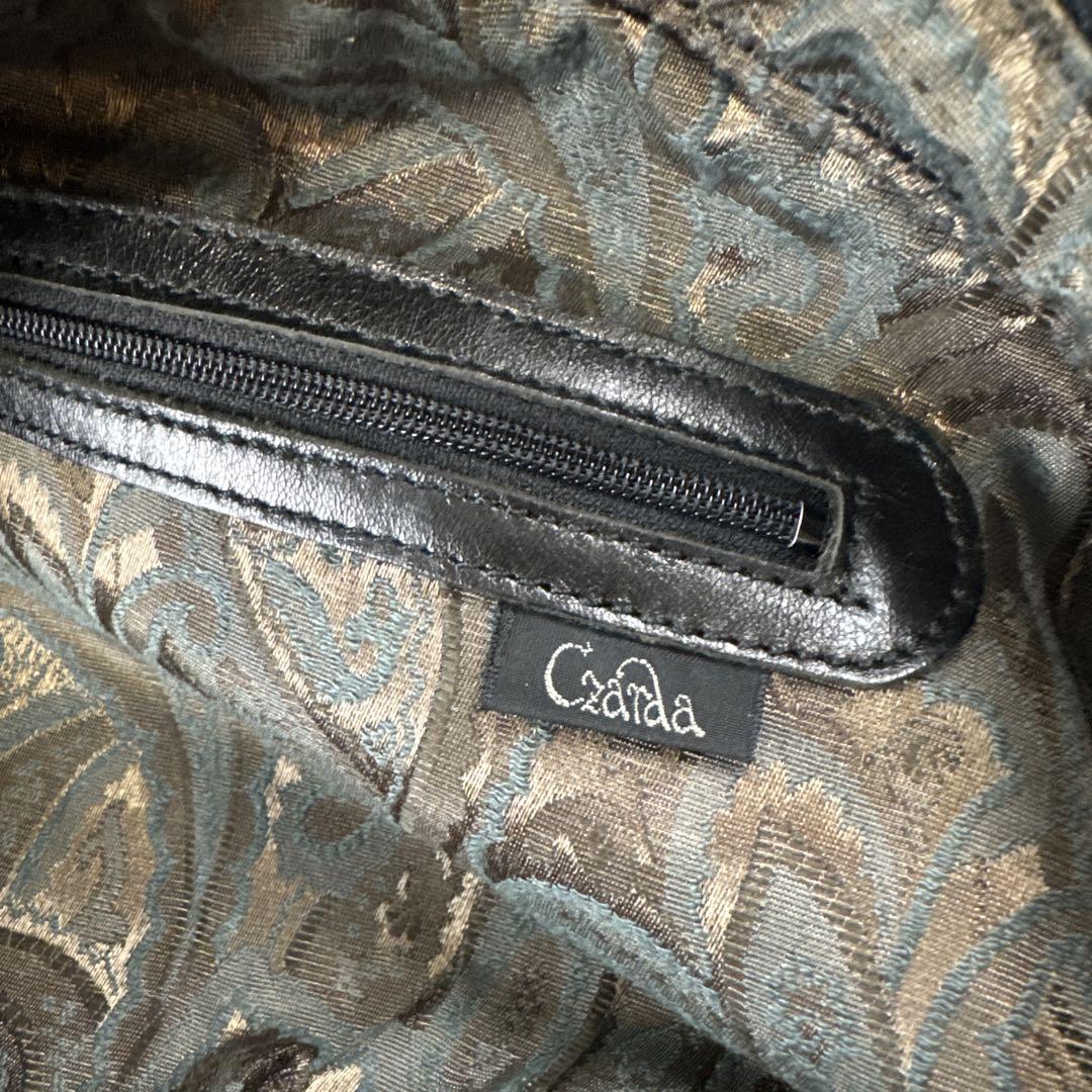 ほぼ未使用品IBIZA イビサ czarda ハーフムーン 本革
