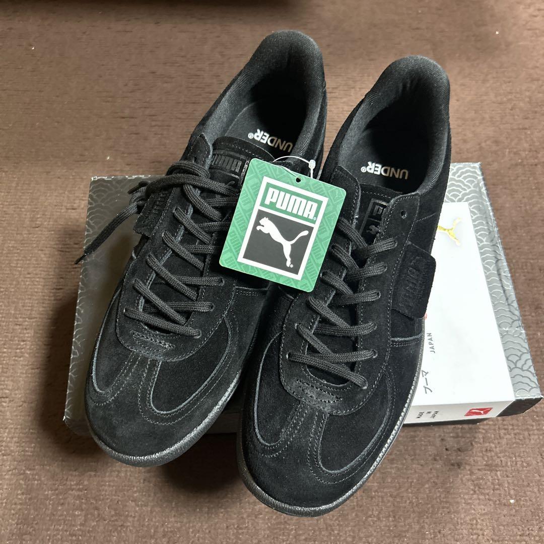 PUMA UNDER ブラック スニーカー