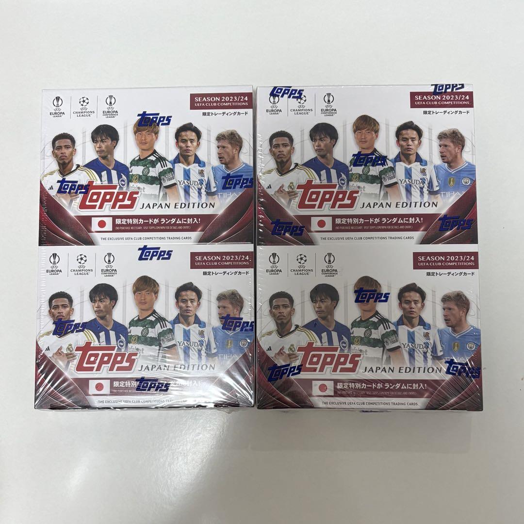 TOPPS2023-24 UEFAClub 2BOX 新品未開封