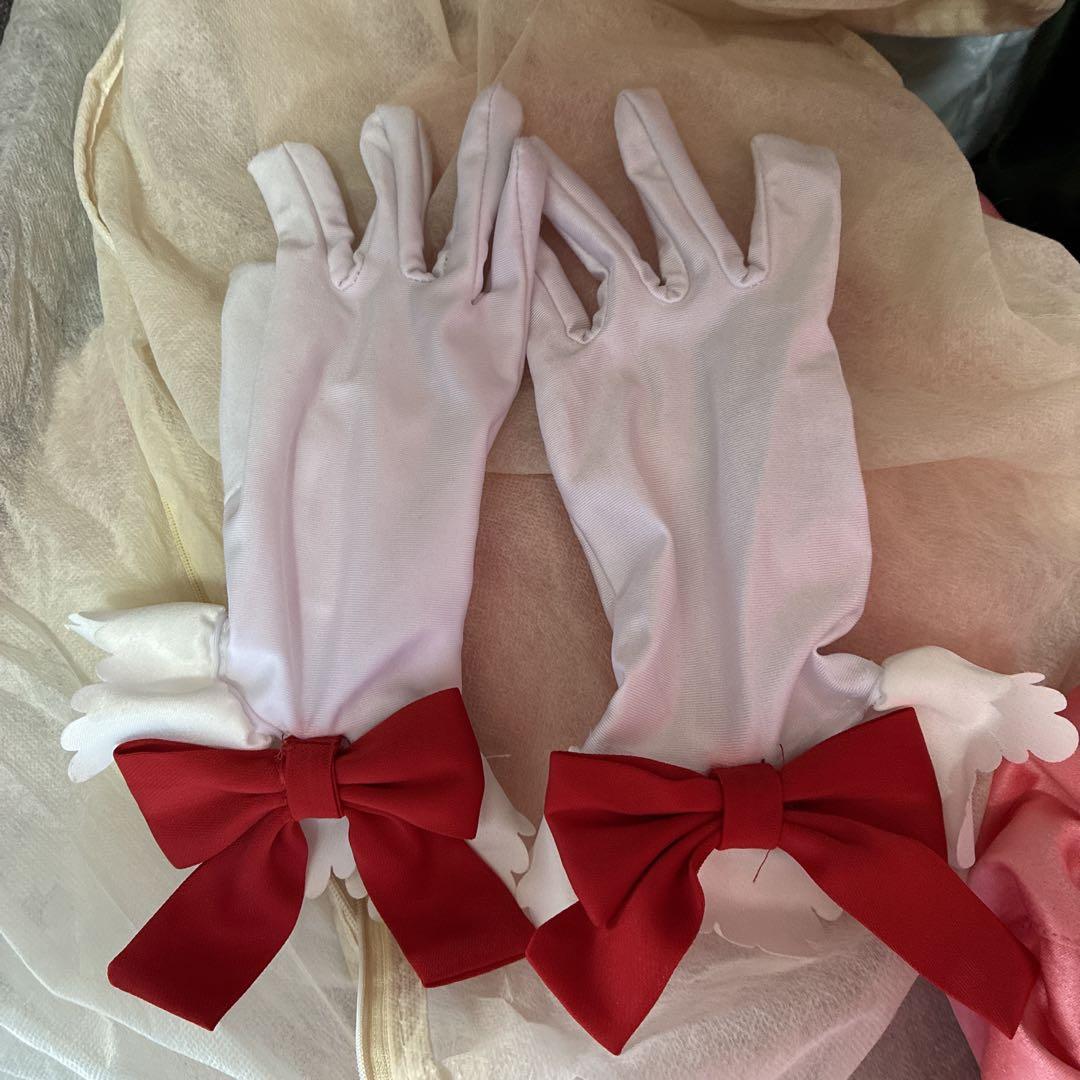 カードキャプターさくら コスプレ 三分妄想 木之本桜 OP衣装 ウィッグ S
