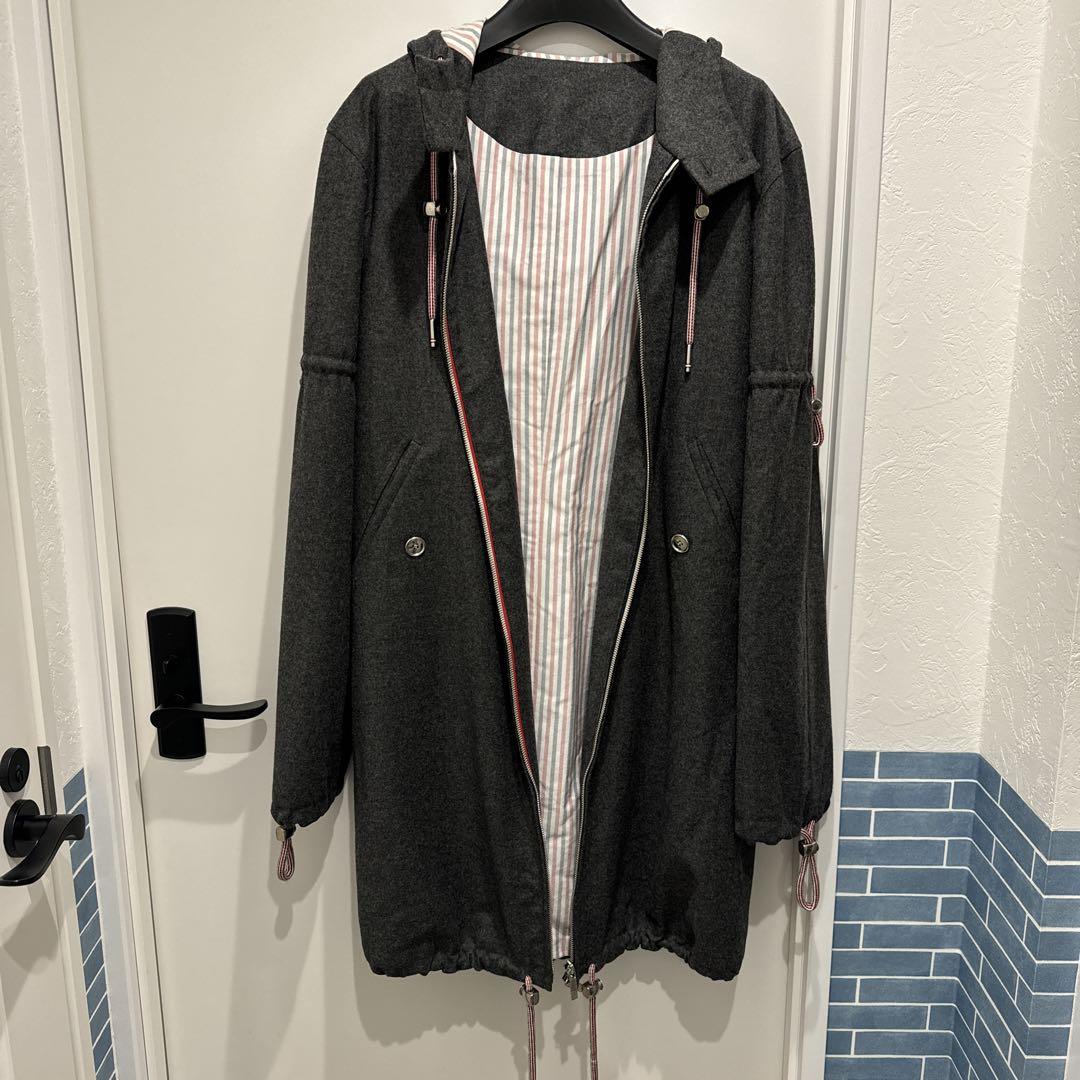 THOM BROWNE モッズコート グレー